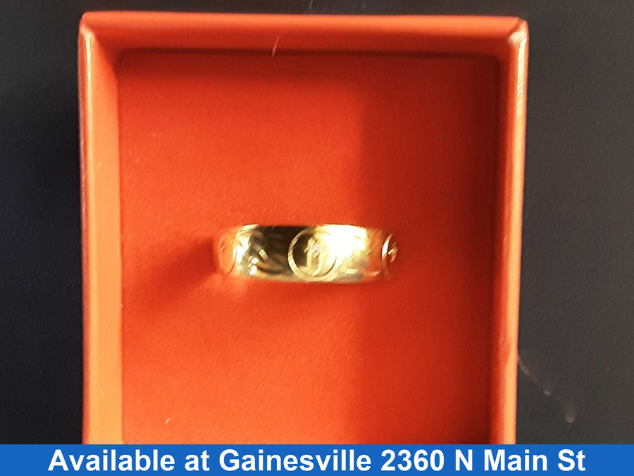 Ring - Wedding Band - Yellow Gold 10k (.417) 2.4 grams Size 11