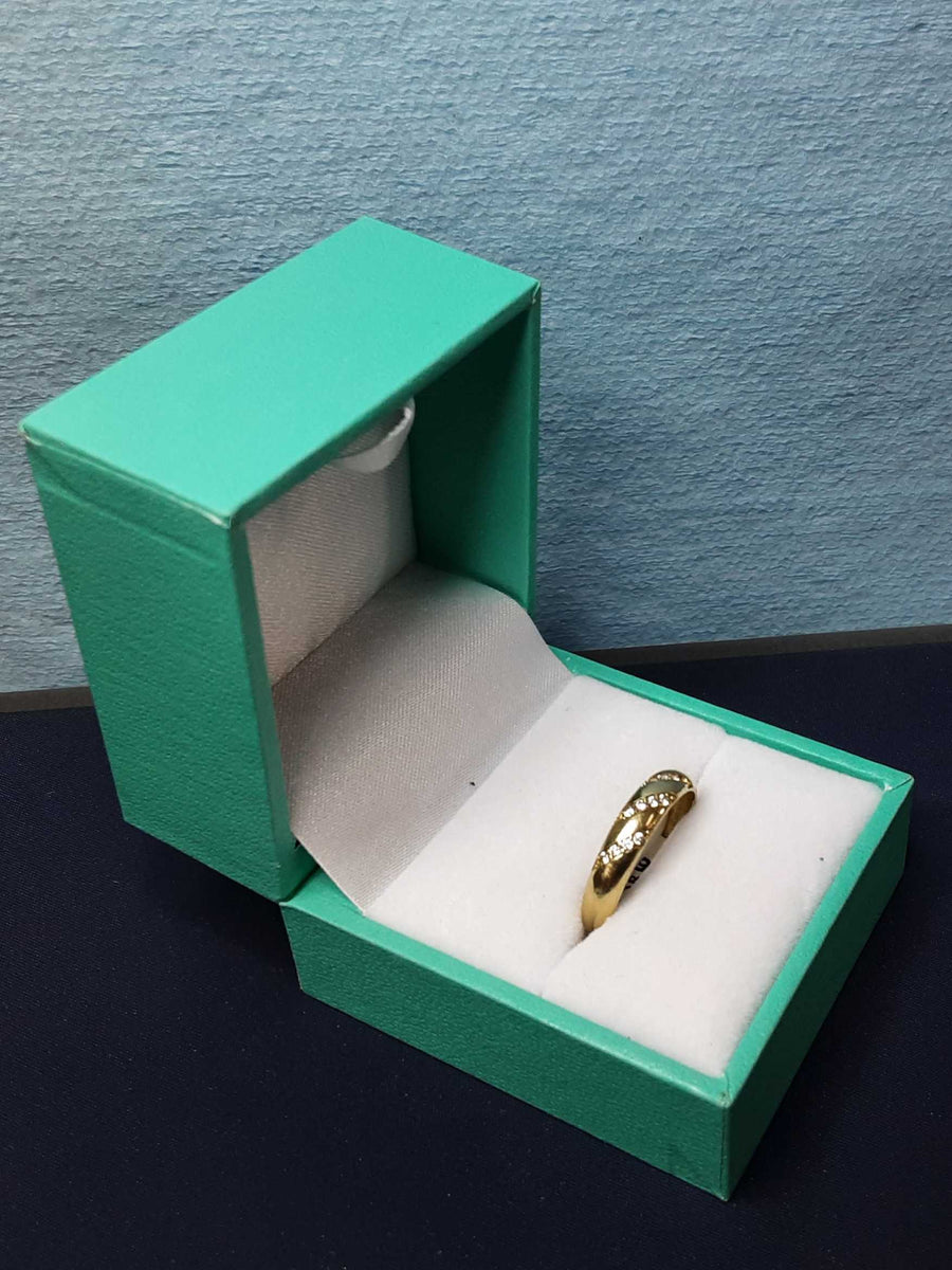 Ring - Wedding Band - Yellow Gold 10k (.417) 1.1 grams Size 7.5