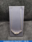 Chain - Twisted Design Diamond Necklace