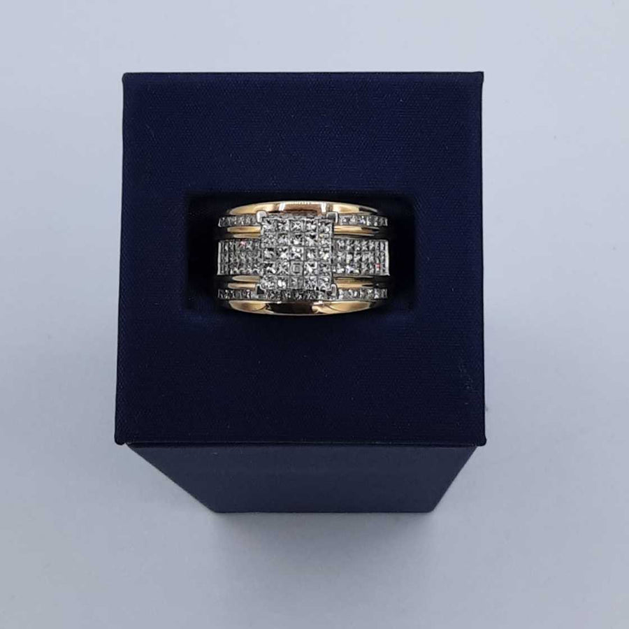 Women's Ring - Yellow Gold 14k (.585) 11.2 grams Size 20