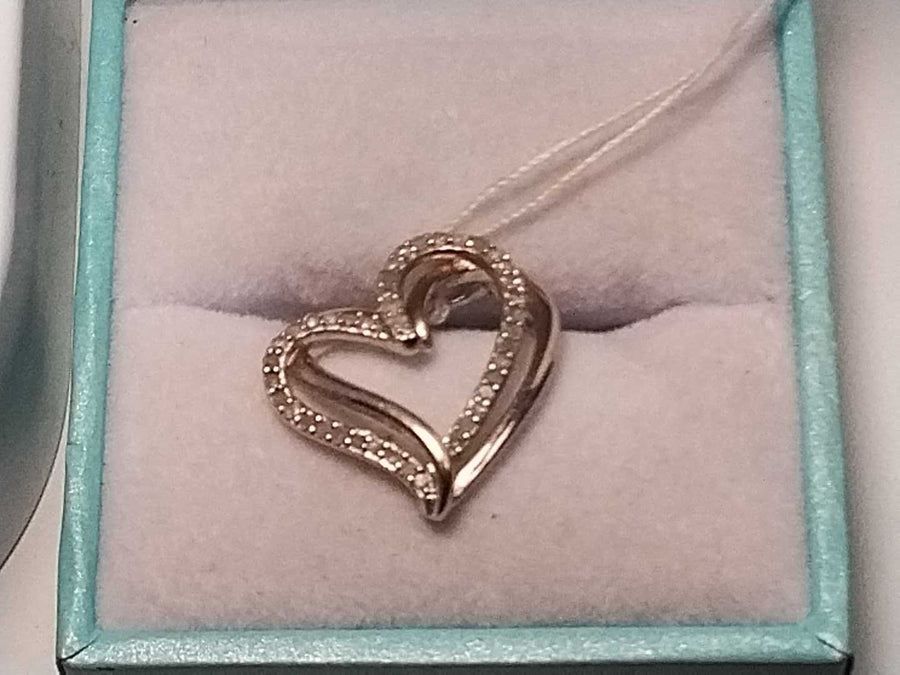 Diamond Pendant - Silver 1.7 grams