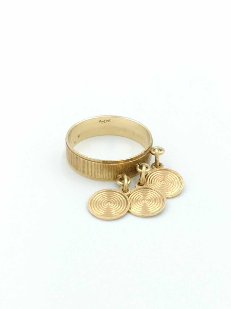 Women's Ring - Yellow Gold 14k (.585) 3.4 grams Size 7.5