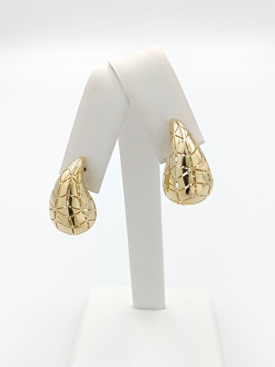 Gold Ball Earrings - Yellow Gold 14k (.585) 3.2 grams