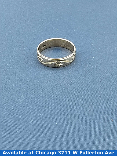 Ring - Wedding Band - Yellow Gold 14k (.585) 4.4 grams Size 20