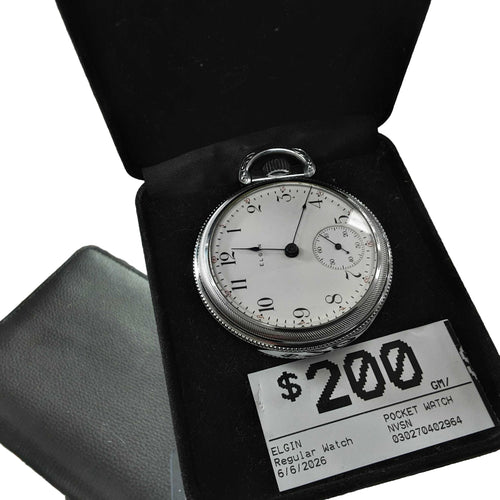 Elgin Pocket Watch Silver Regular Watch