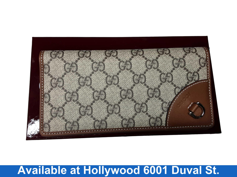 Gucci Gg Emblem Beige / Tan Wallet