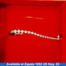 Bangle Bracelet - White Gold 14k (.585) 10.2 grams 6 inch