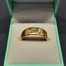 Men's Ring - Yellow Gold 14k (.585) 6 grams Size 9
