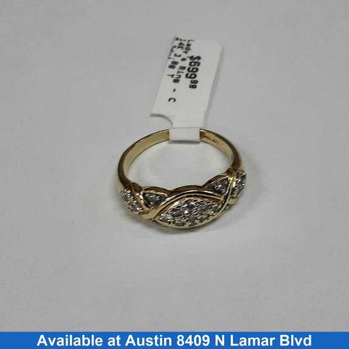 Women's Ring - Yellow Gold 14k (.585) 3.8 grams Size 7