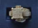 Women's Ring - Yellow Gold 10k (.417) 7.6 grams Size 9.5