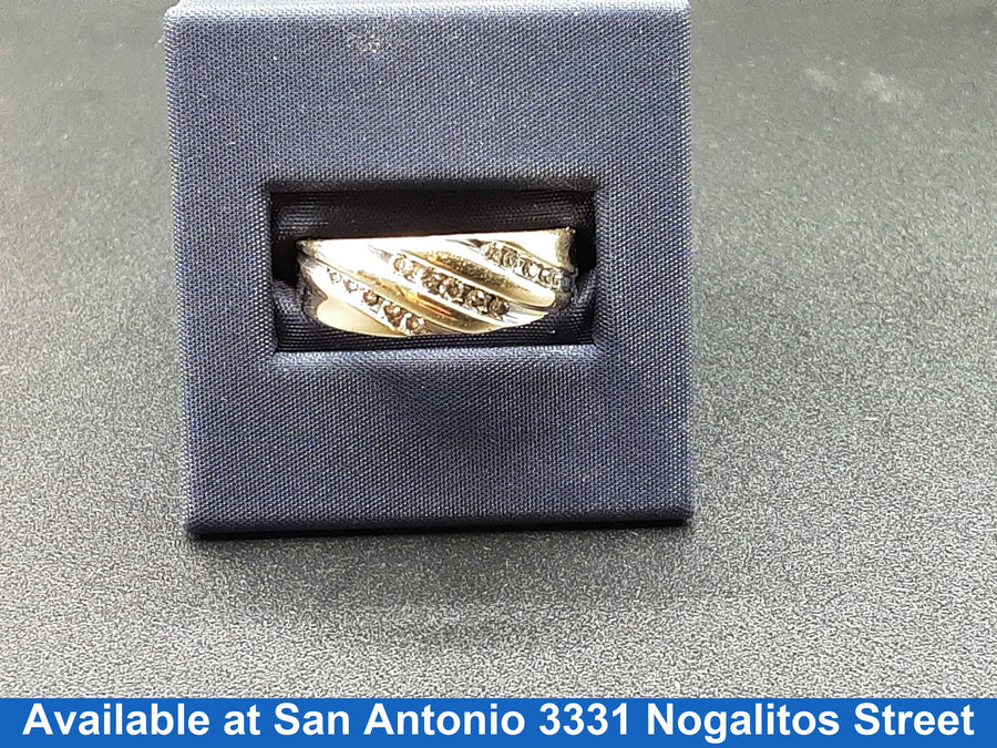 Ring - Wedding Band - Yellow Gold 14k (.585) 4.7 grams Size 10.5