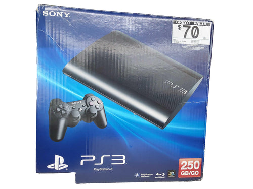 Sony Playstation 3 (Super Slim - 250gb) 250 Gb Black Video Game Console