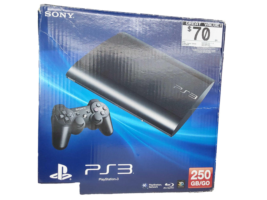 Sony Playstation 3 (Super Slim - 250gb) 250 Gb Black Video Game Console