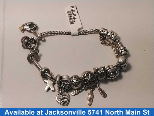 Bangle Bracelet - Silver 53.9 grams 6 inch