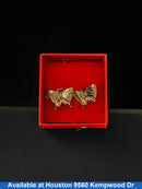 Earrings - Tricolor Gold 14k (.585) 4.6 grams