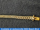 Cuban Link Bracelet - Yellow Gold 10k (.417) 16.3 grams 8 inch