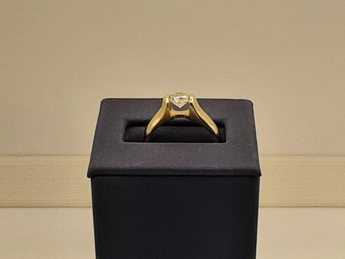 Women's Ring - Solitaire - Yellow Gold 14k (.585) 7 grams Size 5