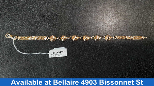 Bracelet - Yellow Gold 22k (.917) 6.7 grams 8 inch
