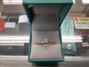 Women's Ring - Solitaire - Yellow Gold 14k (.585) 2.5 grams Size 8.5
