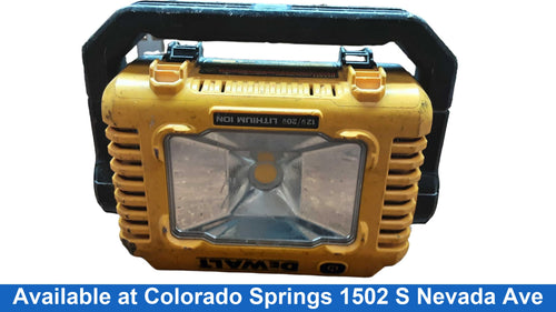 Dewalt Dcl077 Yellow Work Light