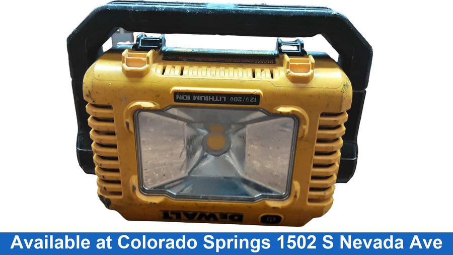 Dewalt Dcl077 Yellow Work Light