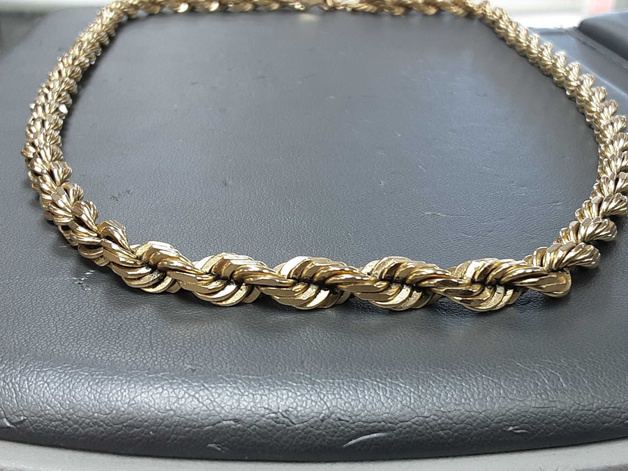 Rope Chain - Yellow Gold 10k (.417) 93.2 grams 24 inch