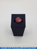 Women's Ring - Yellow Gold 10k (.417) 5.3 grams Size 7.5