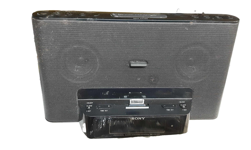Sony Icf-cs15ip Black Alarm Clock Radio