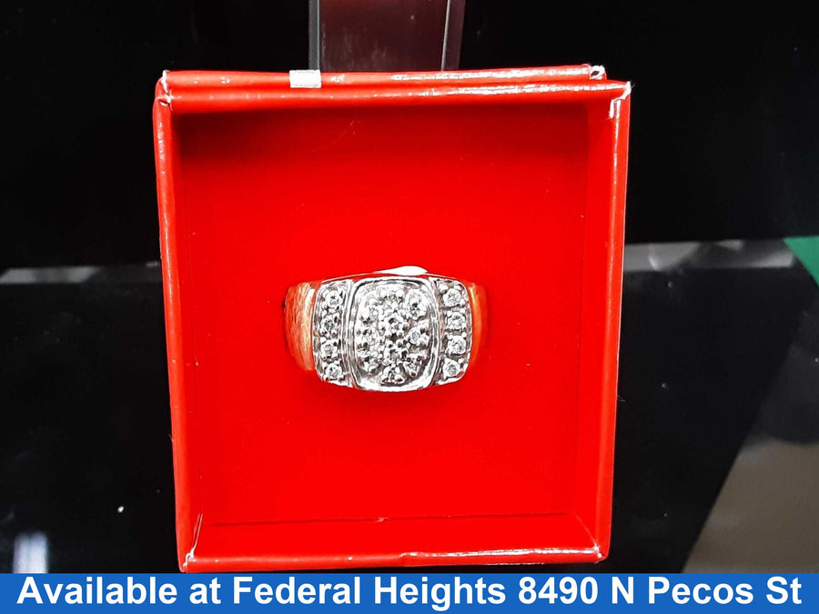 Men's Ring - Yellow Gold 10k (.417) 8.25 grams Size 10