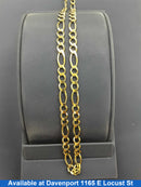 Figaro Chain - Yellow Gold 10k (.417) 23.4 grams 18 inch