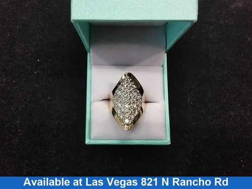 Women's Ring - Yellow Gold 18k (.750) 14.7 grams Size 8