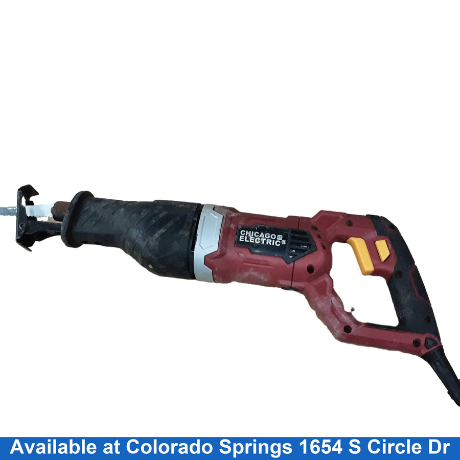 Chicago Electric 69067 Red Corded Reciprocating Saw