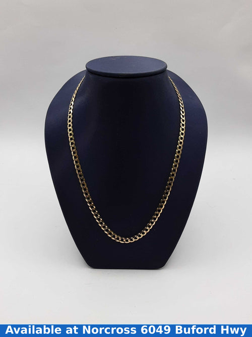14k Concave Curb Chain