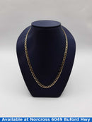 14k Concave Curb Chain
