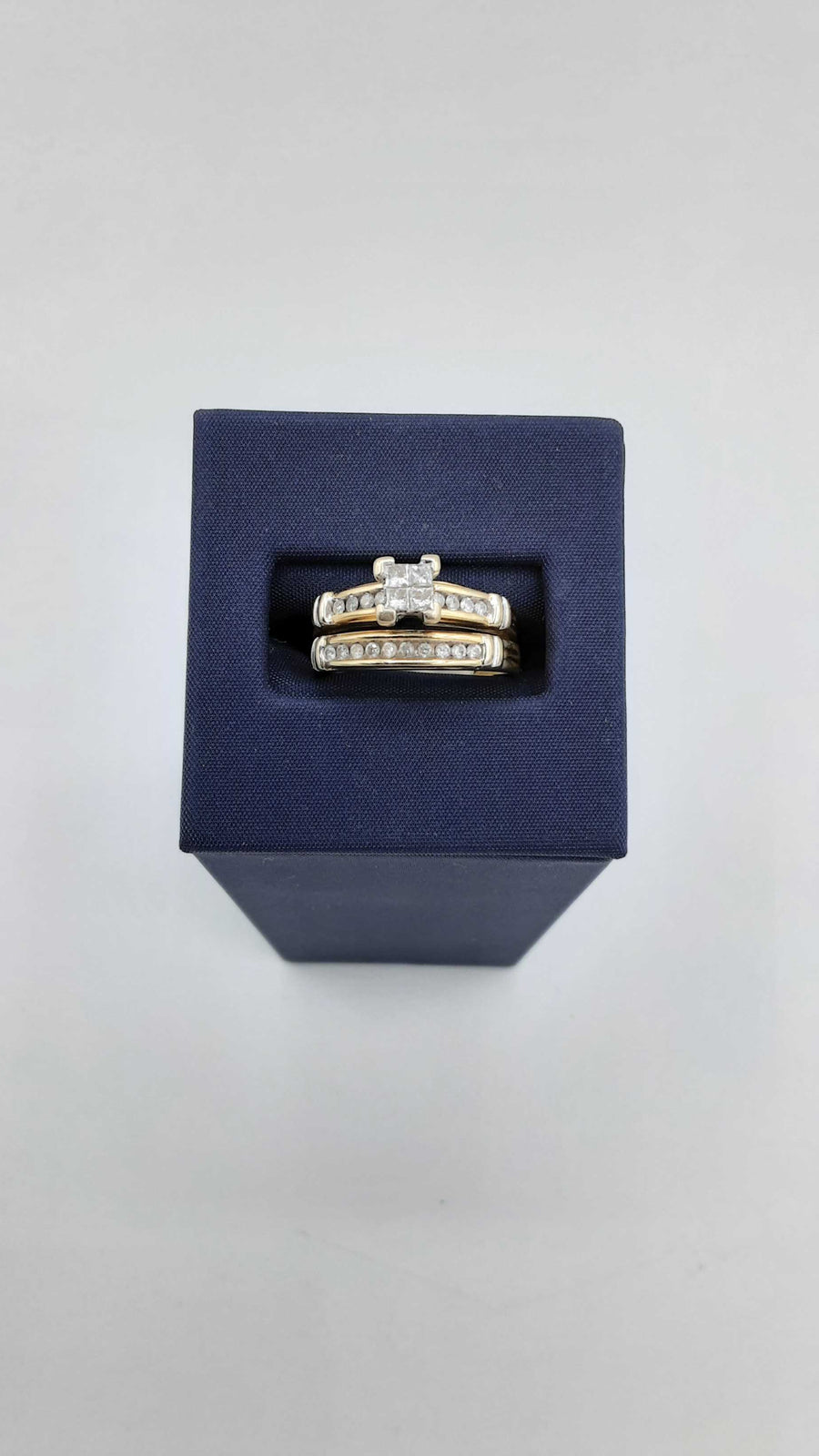 Ring - Engagement Set - Yellow Gold 14k (.585) 5.8 grams Size 7.5