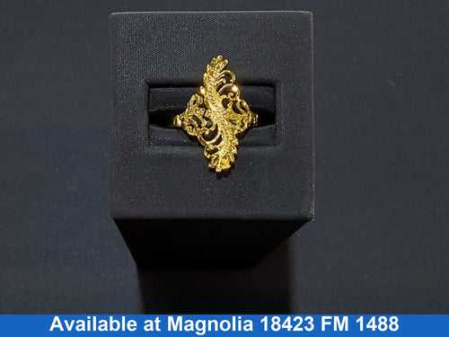 Women's Ring - Yellow Gold 14k (.585) 2.1 grams Size 6.5