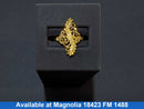 Women's Ring - Yellow Gold 14k (.585) 2.1 grams Size 6.5