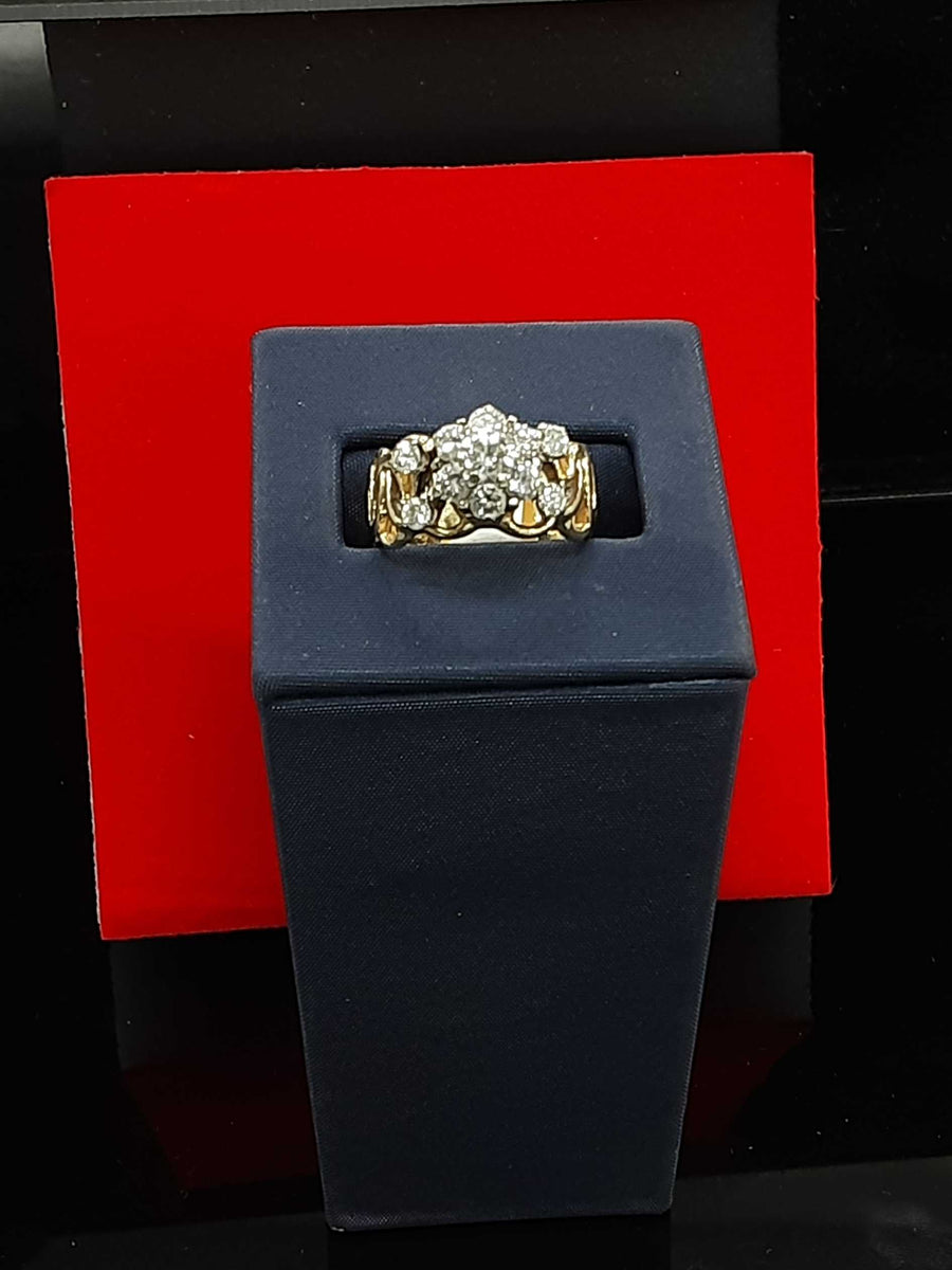 Women's Ring - Yellow Gold 14k (.585) 6.2 grams Size 6