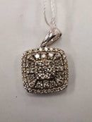 Diamond Pendant - White Gold 10k (.417) 2.1 grams