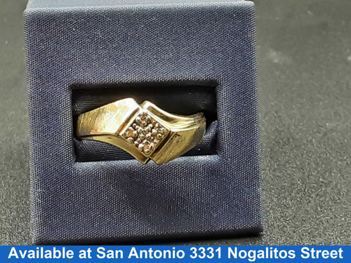 Men's Ring - Yellow Gold 10k (.417) 4.5 grams Size 20