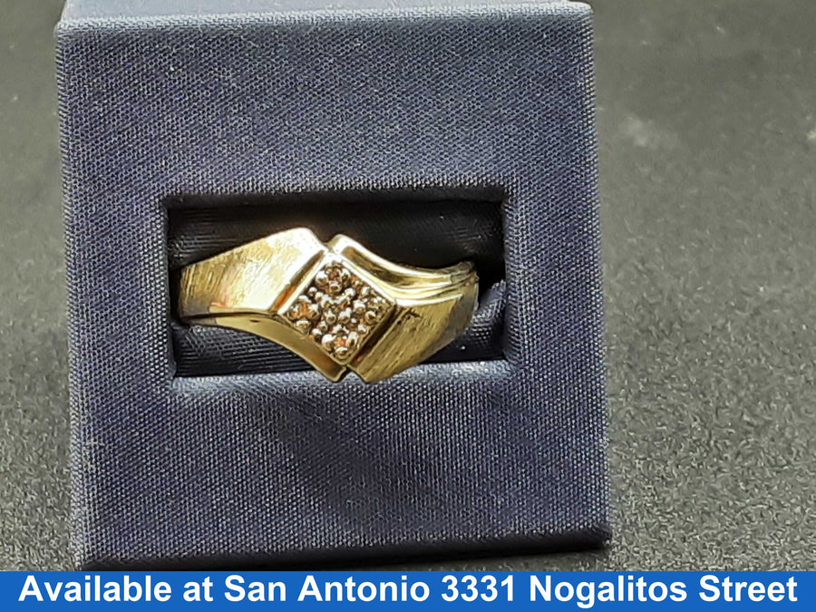Men's Ring - Yellow Gold 10k (.417) 4.5 grams Size 20
