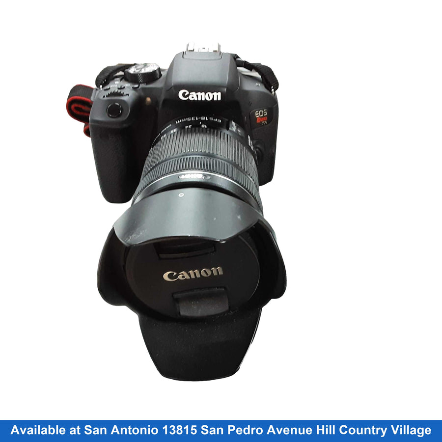 Canon Eos Rebel T7i Black Digital SLR Camera
