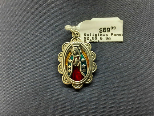 Religious Pendant - Silver 6.8 grams