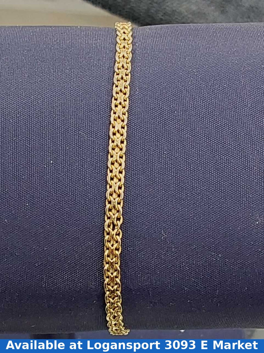 Bracelet - Yellow Gold 14k (.585) 3.3 grams 7 inch