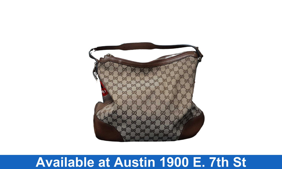 Gucci Gg Canvas Bree Brown Purse / Handbag