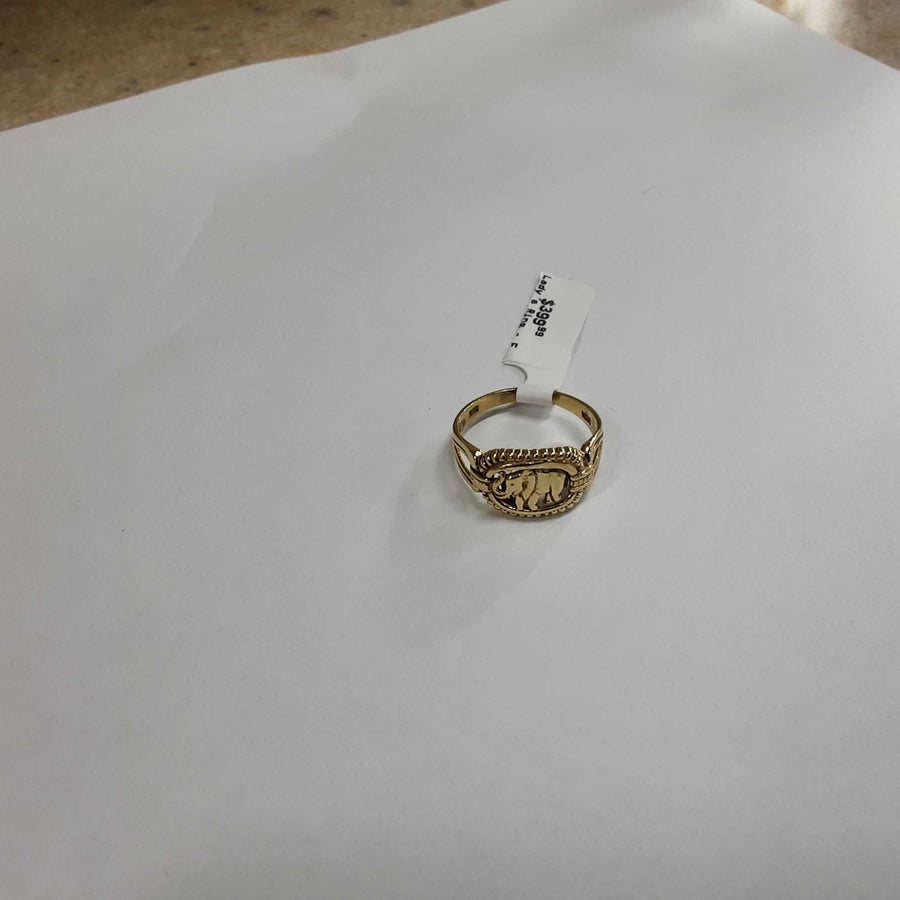 Women's Ring - Yellow Gold 10k (.417) 2.9 grams Size 7