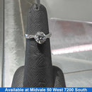 Ring - Wedding Set - White Gold 18k (.750) 3.4 grams Size 8.5