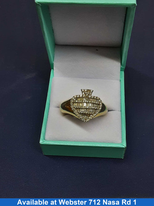 Men's Ring - Yellow Gold 10k (.417) 9.5 grams Size 20