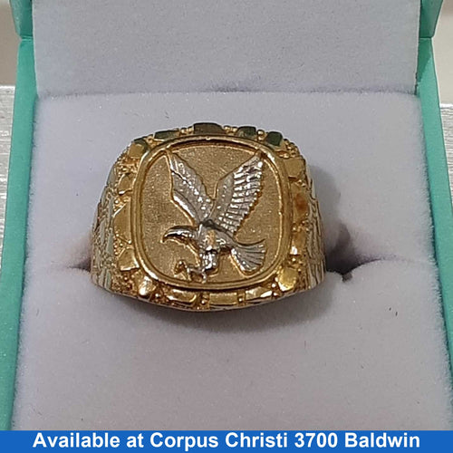 Men's Ring - Yellow Gold 10k (.417) 6.4 grams Size 10.5