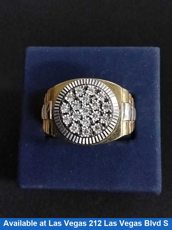 Men's Ring - Yellow Gold 10k (.417) 8.3 grams Size 20